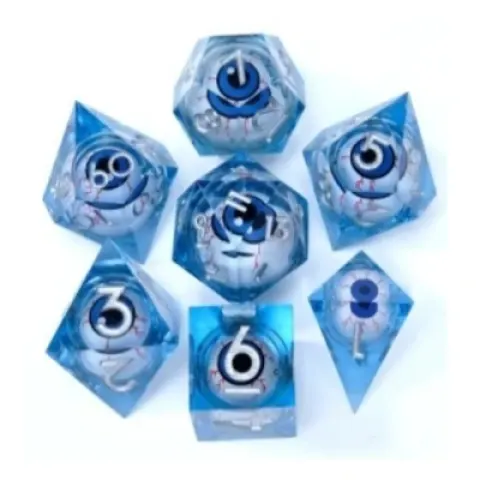 Miroirs de l'âme - bleu dans une bouteille avec couvercle dévisable