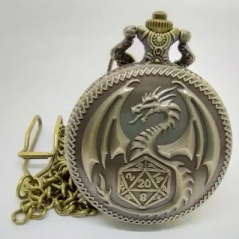 Porte-dés en métal avec mini-kit polyédrique: dragon doré avec pochette en suédine noire