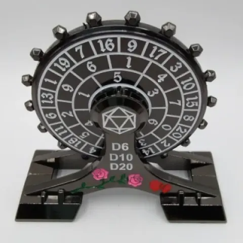 Spinners à une main: noir avec chiffres blancs dans une boîte noire