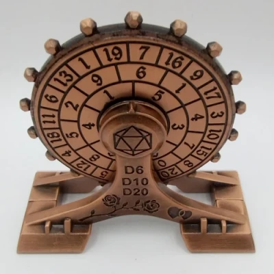 Spinners à une main: cuivre antique dans une boîte noire