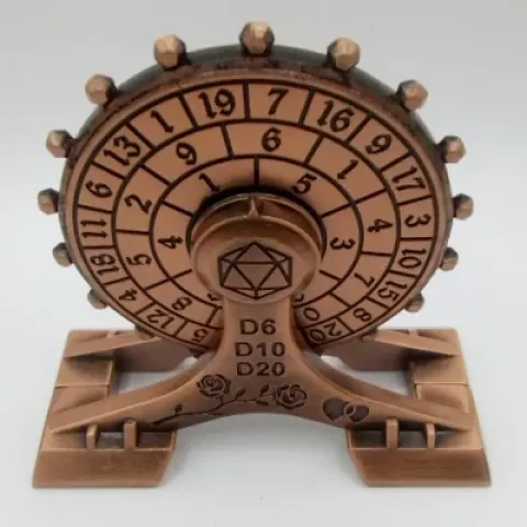 Spinners à une main: cuivre antique dans une boîte noire