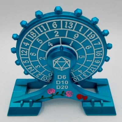 Spinners à une main: bleu dans une boîte noire