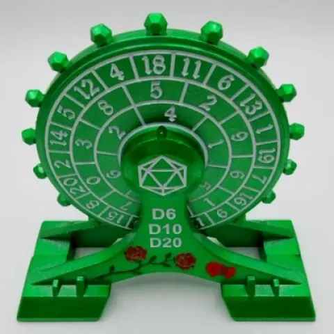 Spinners à une main: vert dans une boîte noire