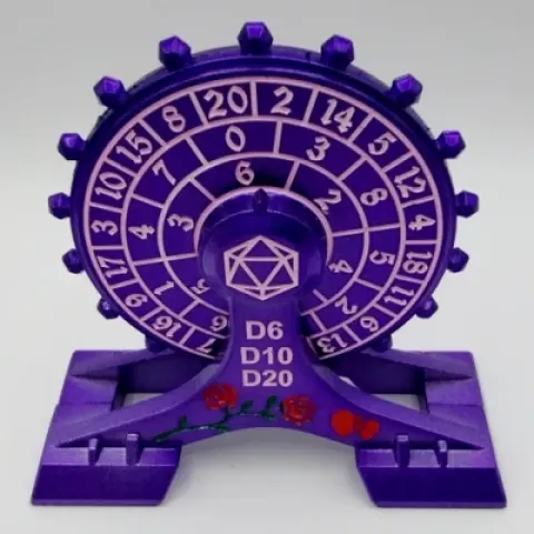 Spinners à une main: mauve dans une boîte noire