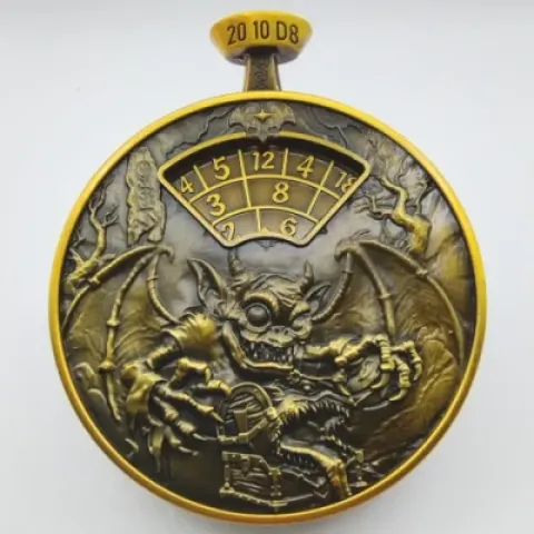 Spinner Chronomètre doré dans une boîte