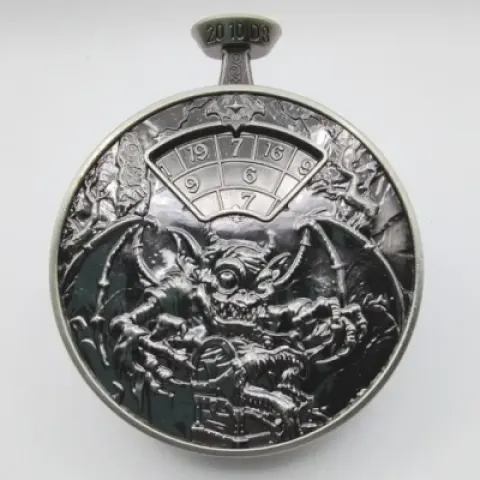 Spinner Chronomètre argenté dans une boîte
