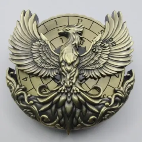 Dice spinner: le phénix doré