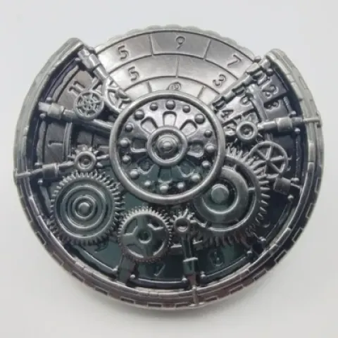 Dice spinner: steampunk argenté