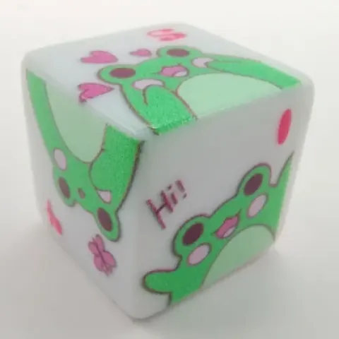 Dé grenouille rigolote 16mm