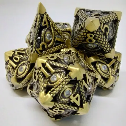 Diamant Hypnotique: or antique avec boîte en métal