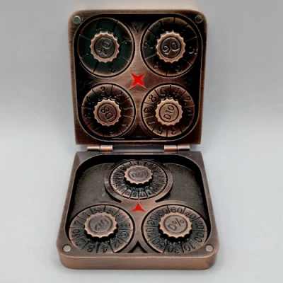 Liber Chaos: cuivre dans une pochette en cuir