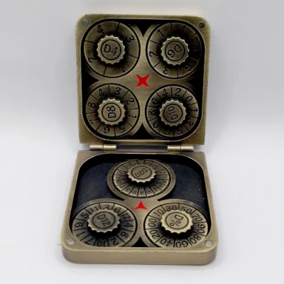 Liber Chaos: bronze dans une pochette en cuir