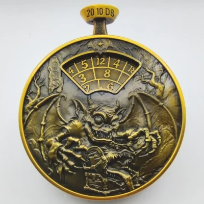 Spinner Chronomètre doré dans une boîte