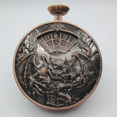 Spinner Chronomètre cuivré dans une boîte