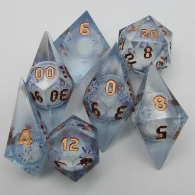 Cristaux enchantés: glaçons fluides avec pochette en suédine noir